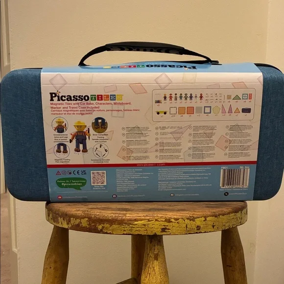 100-Piece Colorful Magnetic Building Set - Picture 5 of 9